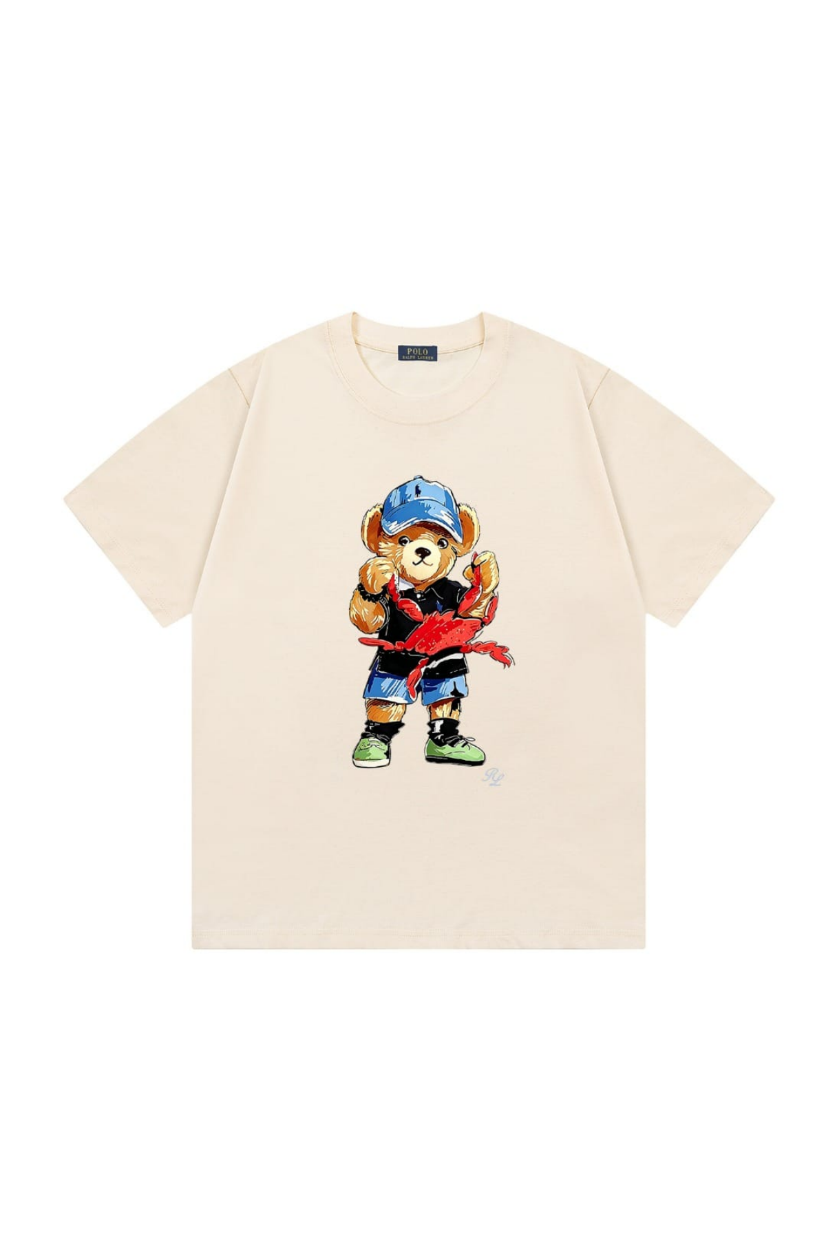 Polo Ralph Lauren T-Shirt "Crab Bear" - Beige