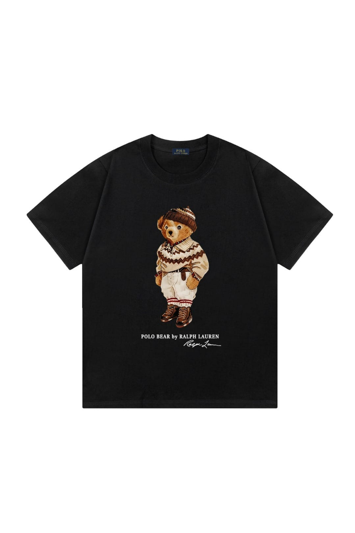 Polo Ralph Lauren T-Shirt "Winter Knit Bear" - Black
