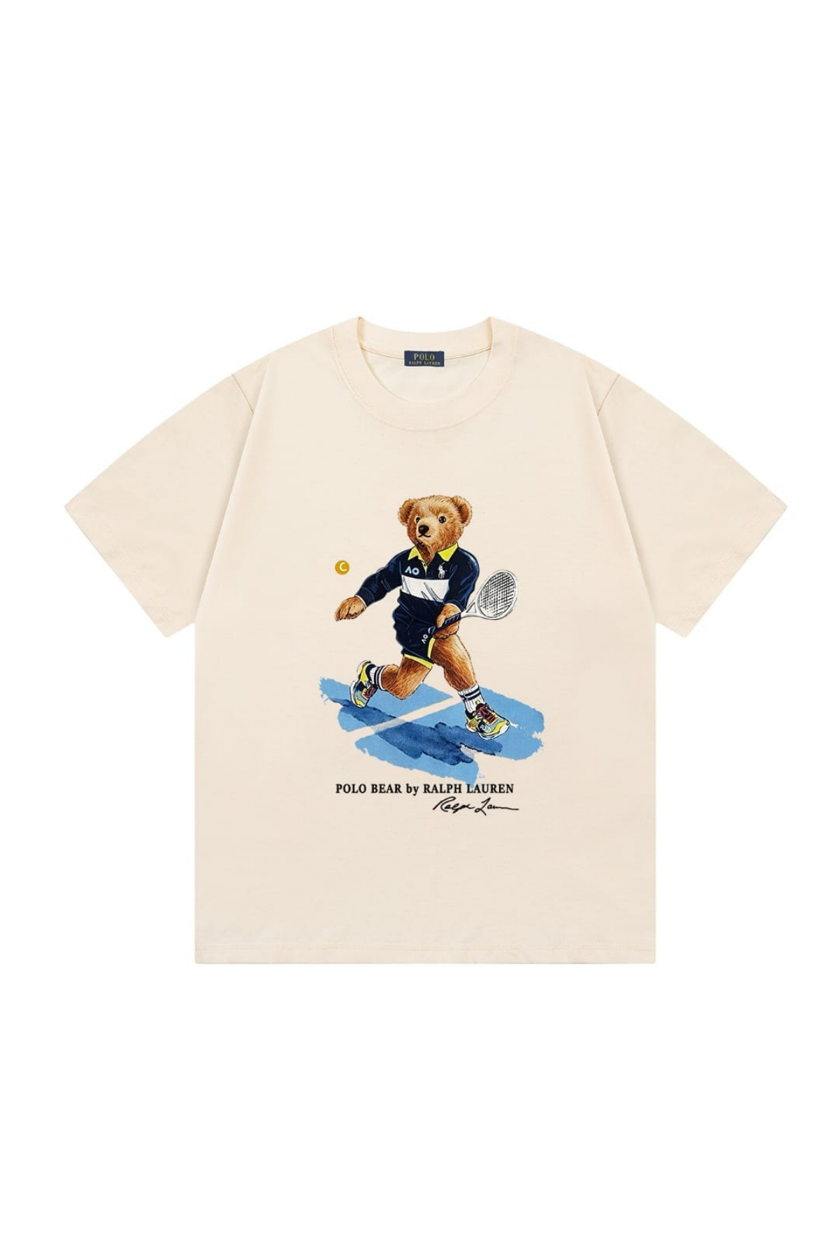 Polo Ralph Lauren T-Shirt "Tennis Bear" - Beige