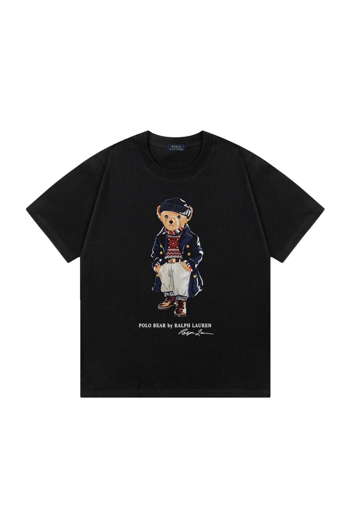 Polo Ralph Lauren T-Shirt "Navy Coat Bear" - Black