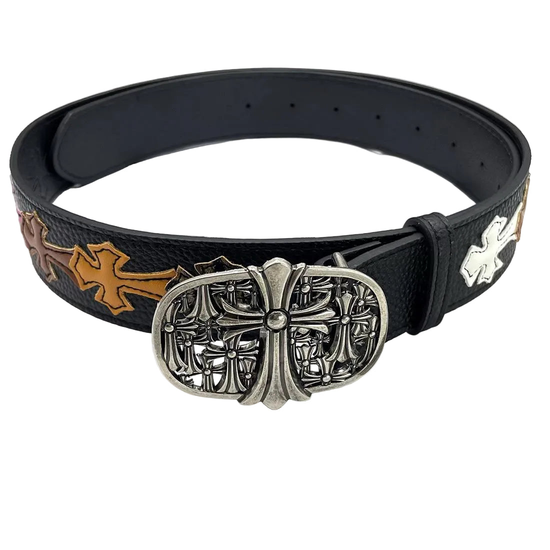 Chrome Hearts Belt - Black/Orange