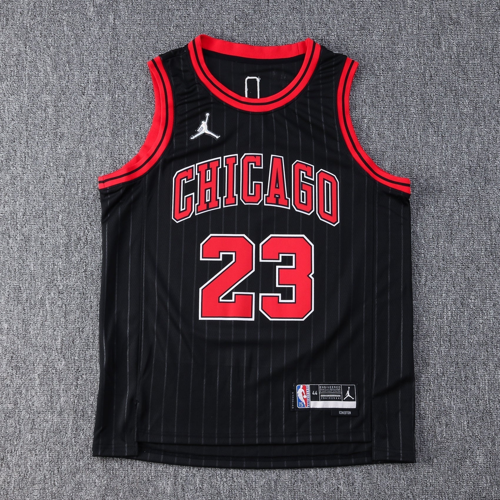 Chicago Bulls Jersey - "Black/Red"