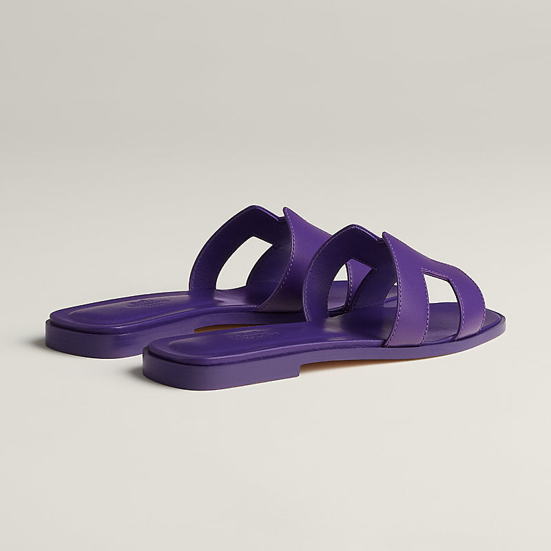 Hermes Oran Sandals - Purple