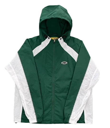 Corteiz Spring Jacket - "Green/White"