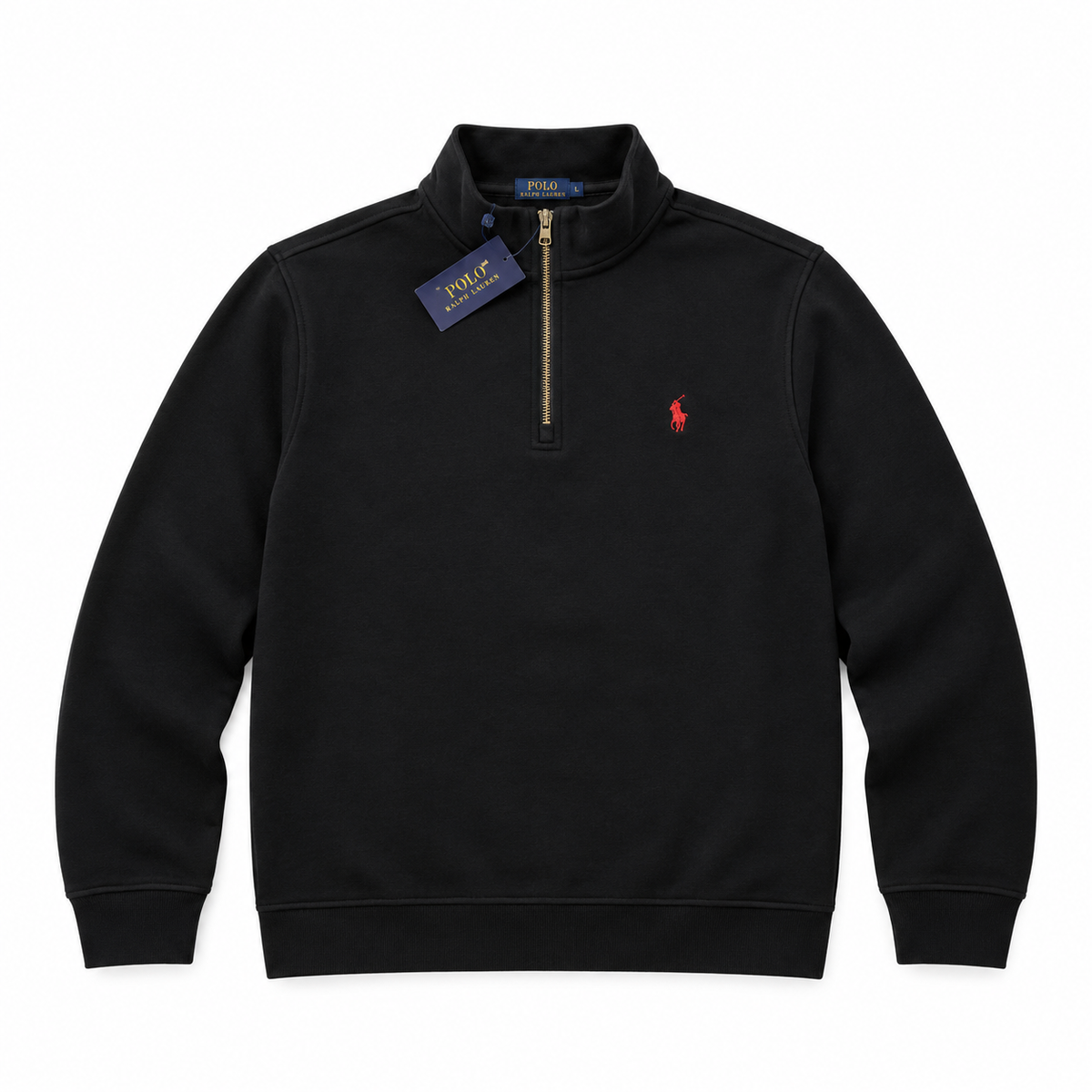 Polo Ralph Lauren Quarter-Zip Sweatshirt - Black