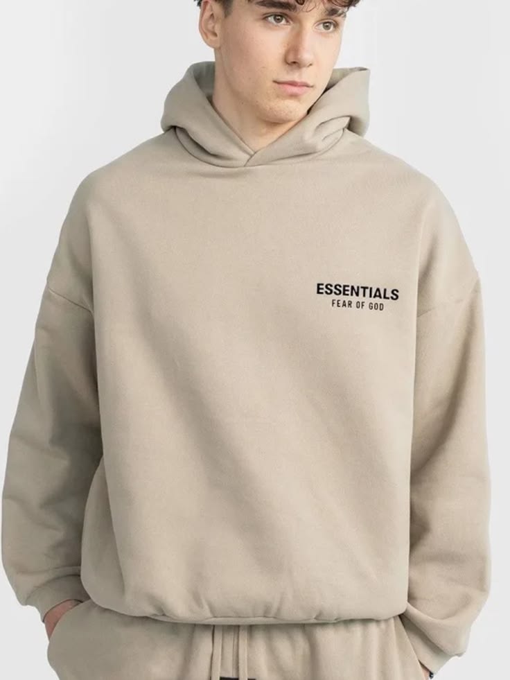 Essentials Fear of God Hoodie - Beige