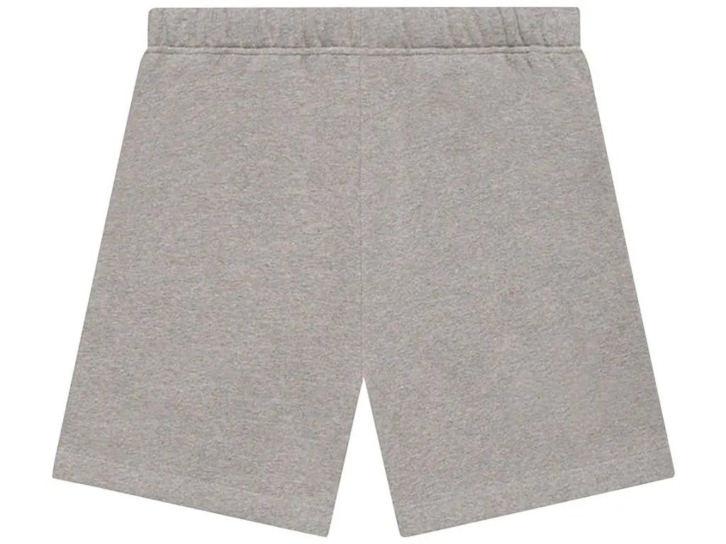 Gray shorts on a white background