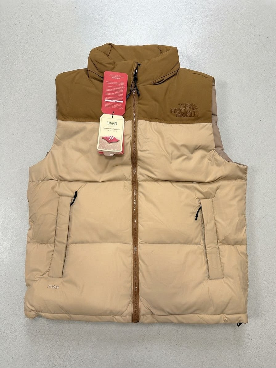 The North Face 1996 Retro Nuptse 700 Vest - Tan/Khaki
