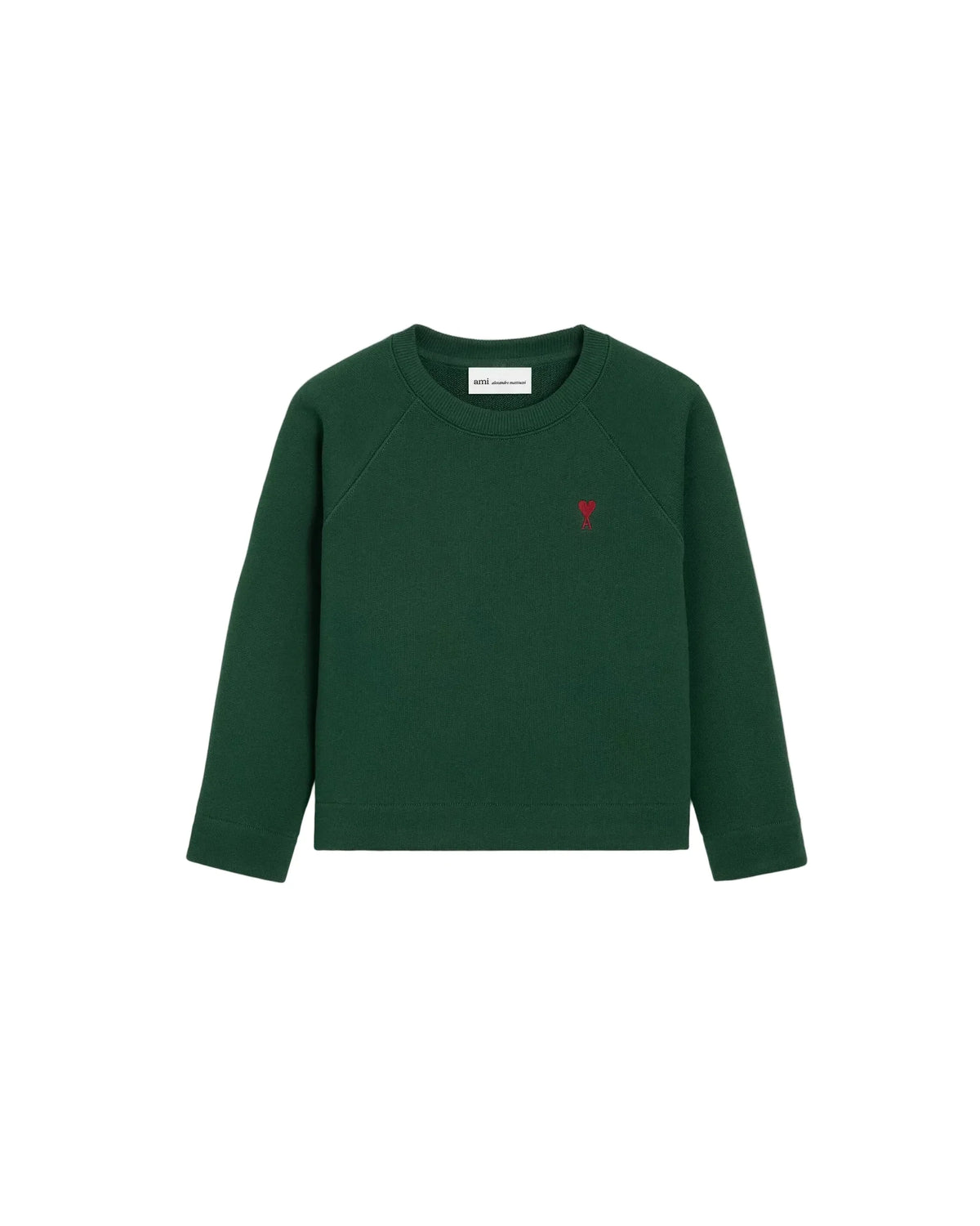 AMI Paris Mini Heart Sweater - Green