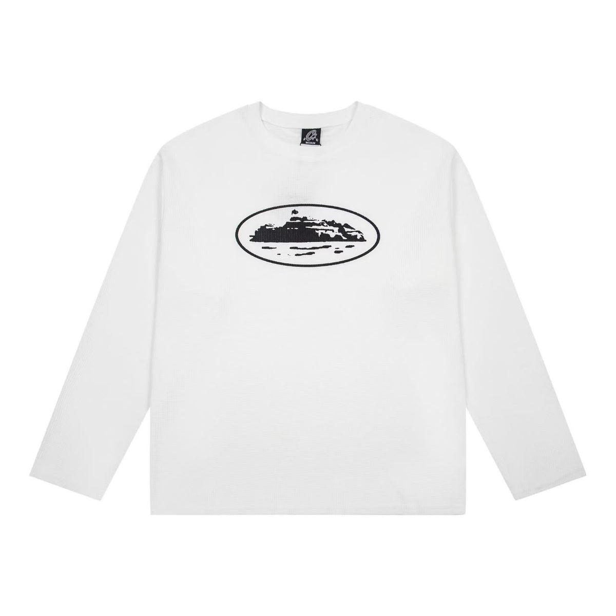 Corteiz Alcatraz Waffle Long Sleeve - White