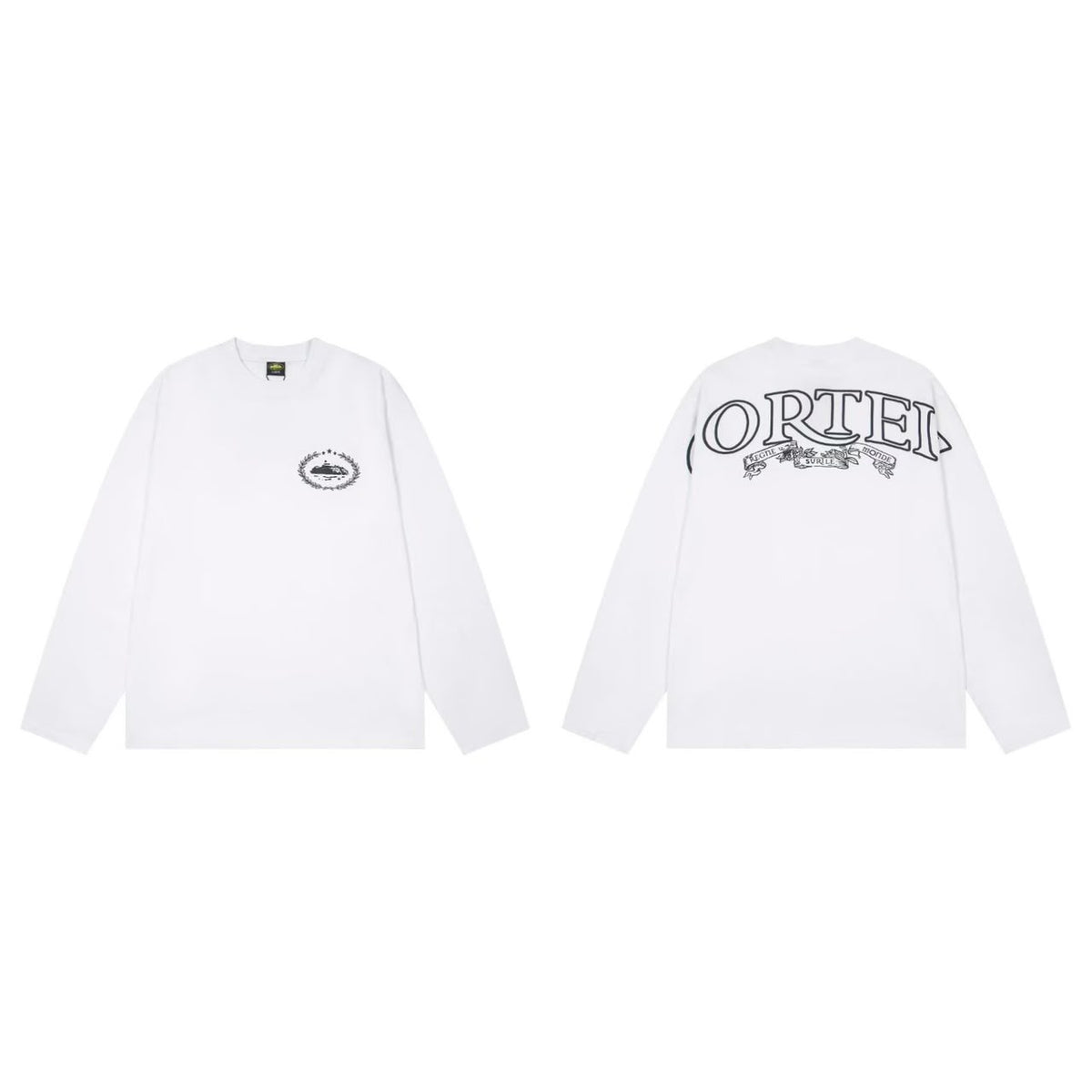 Corteiz Crest Long Sleeve - White