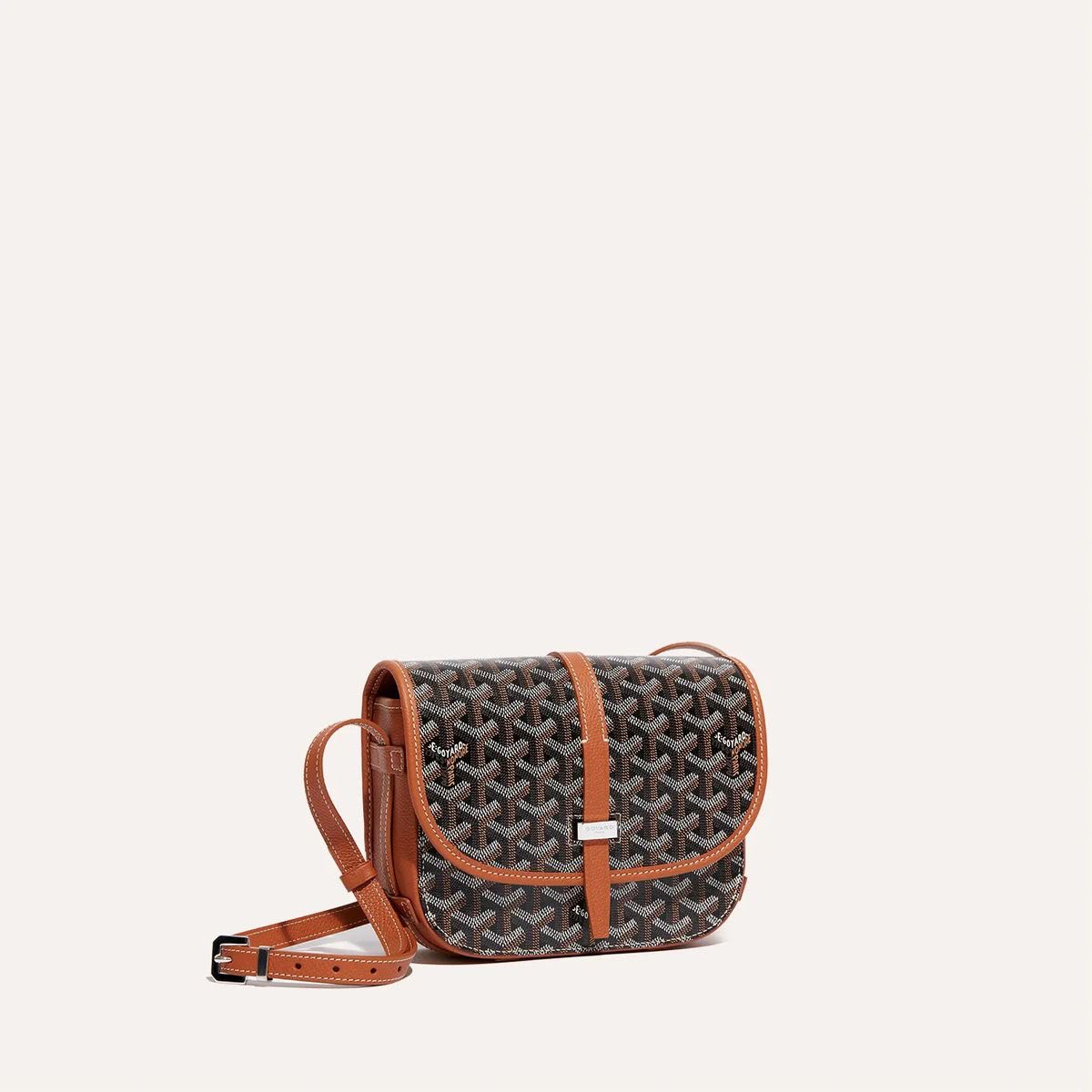 Goyard Belvedere Crossbody Bag - Black & Tan