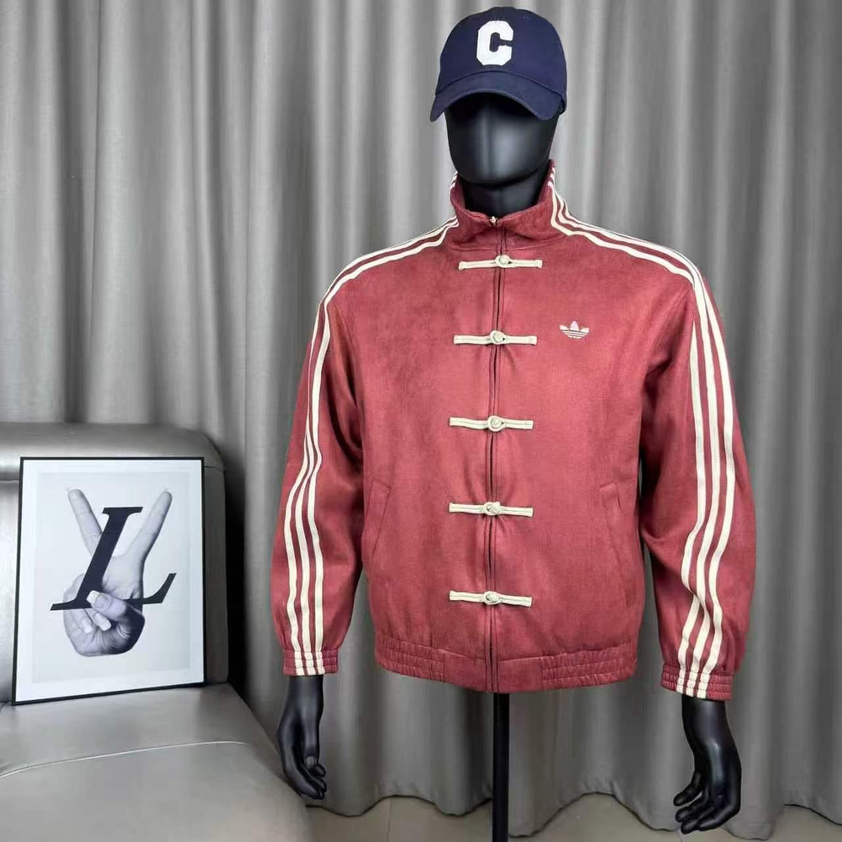 Adidas Chinese New Year Jacket - Burgundy