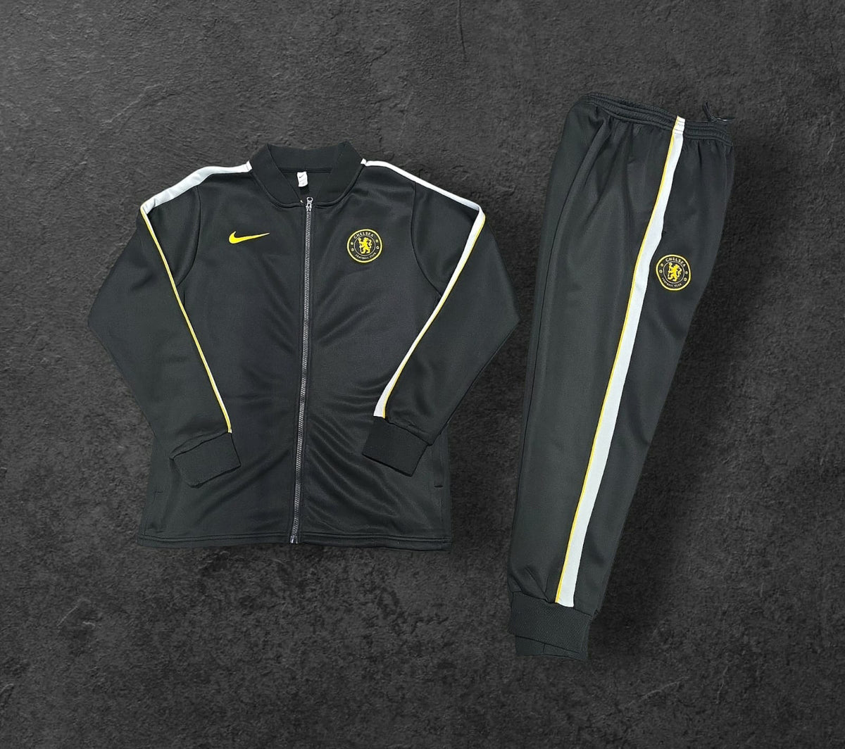 Chelsea Black Training Tracksuit - Nike Jacket & Pants