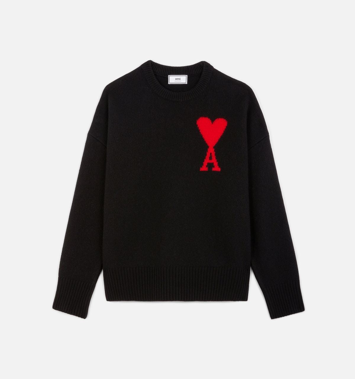 Ami Paris Sweater Black - FAVELA