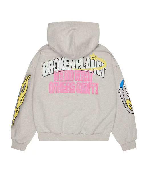 Broken Planet Zip Up Jacket - FAVELA