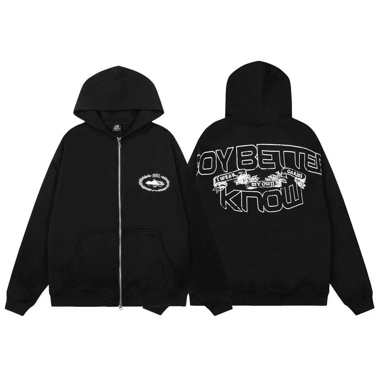 Corteiz BOY BETTER KNOW Jacket - Black - FAVELA