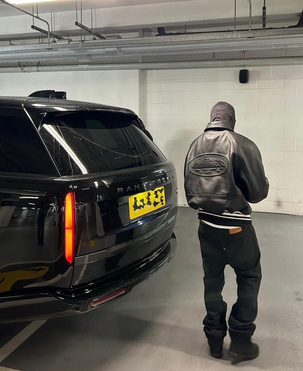 Corteiz Leather Jacket - FAVELA