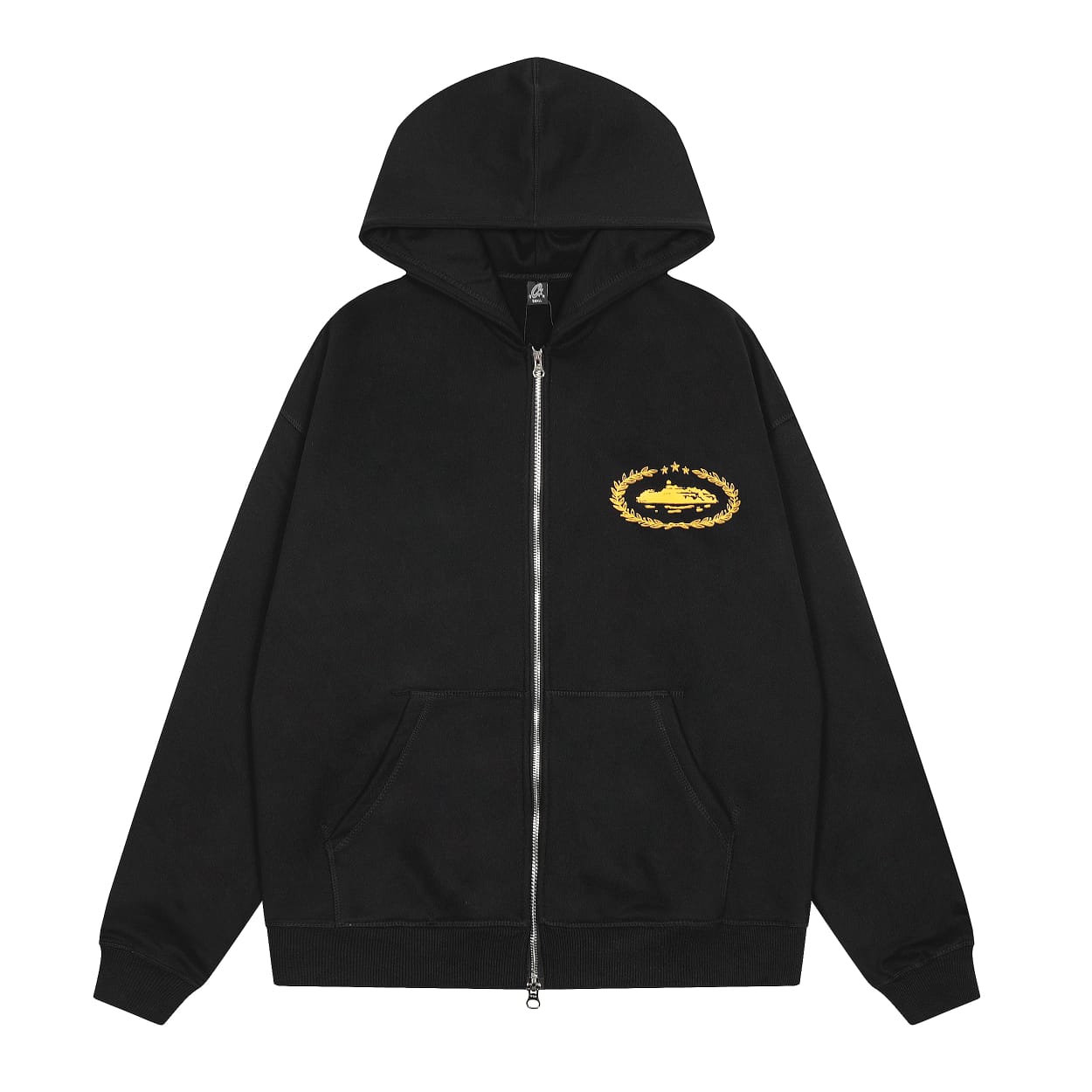 Corteiz Superior Royale Tracksuit - Black/Yellow - FAVELA