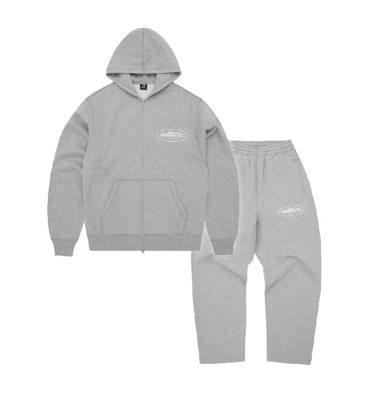 Corteiz Superior Royale Tracksuit Grey - FAVELA