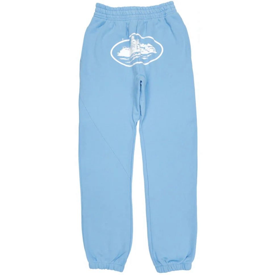 Corteiz Sweatpants - Baby Blue - FAVELA