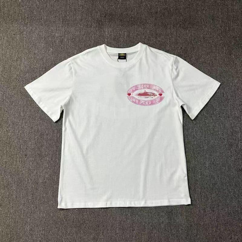 Corteiz Fuck Around And Find Out Tee - White