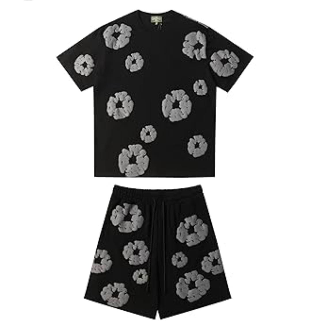 Denim Tears Short Set - Black - FAVELA