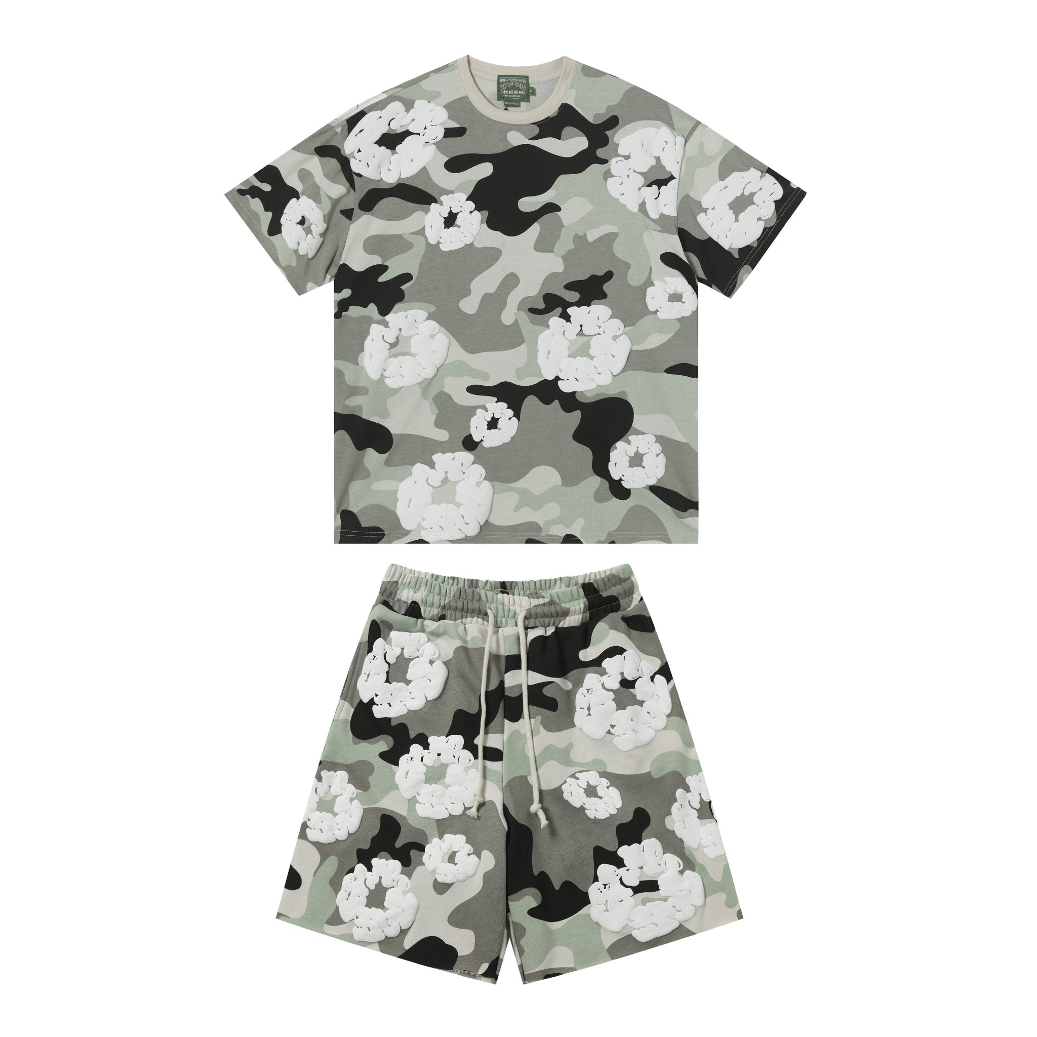 Denim Tears Short Set - Camo Grey - FAVELA