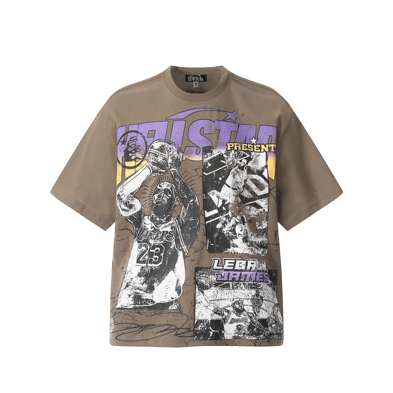 HELLSTAR Lebron Shirt - Brown - FAVELA