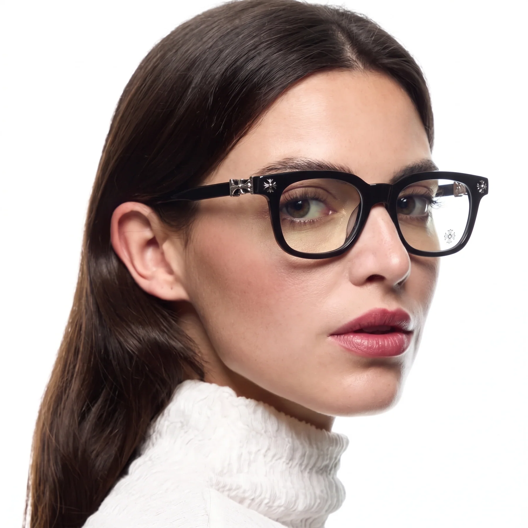 نظارات كروم هارتس سوداء