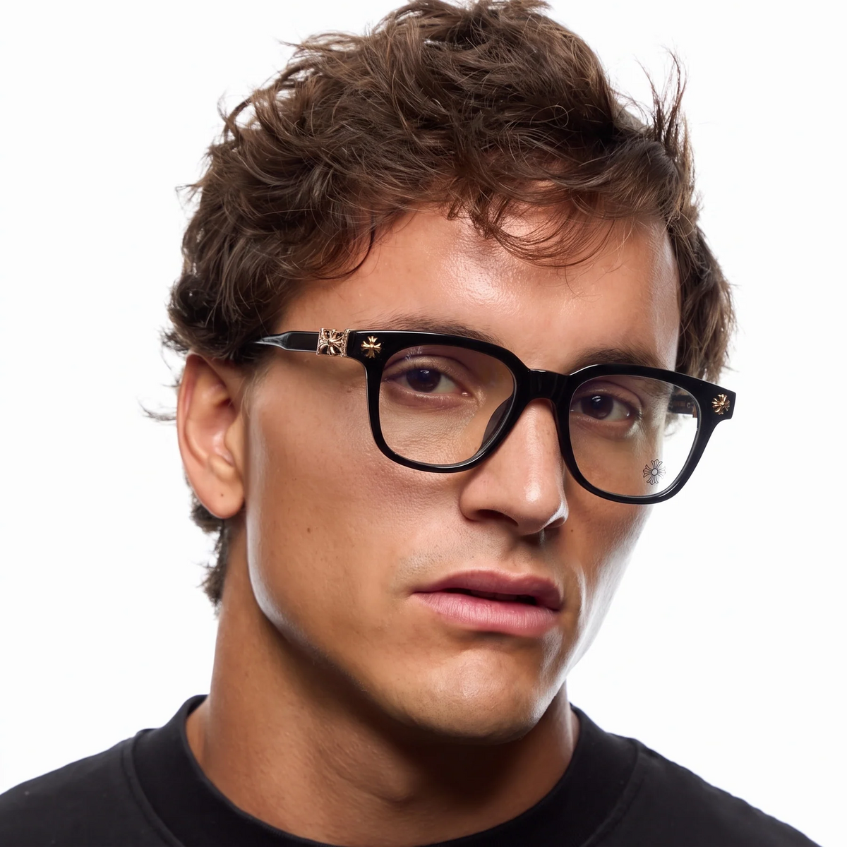 نظارات كروم هارتس سوداء