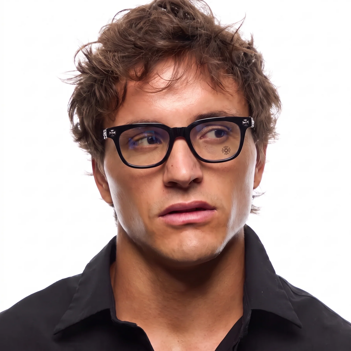نظارات كروم هارتس سوداء