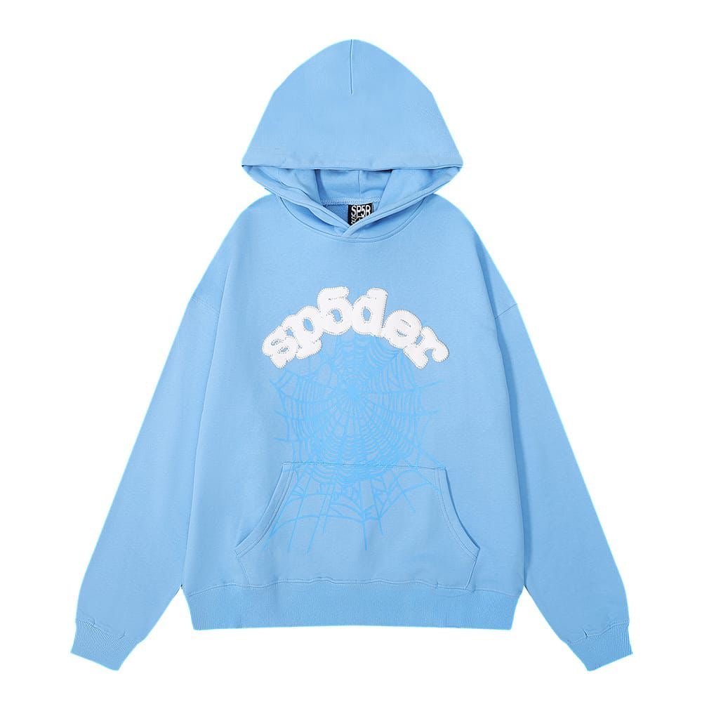 SP5DER Hoodie - Baby Blue - FAVELA