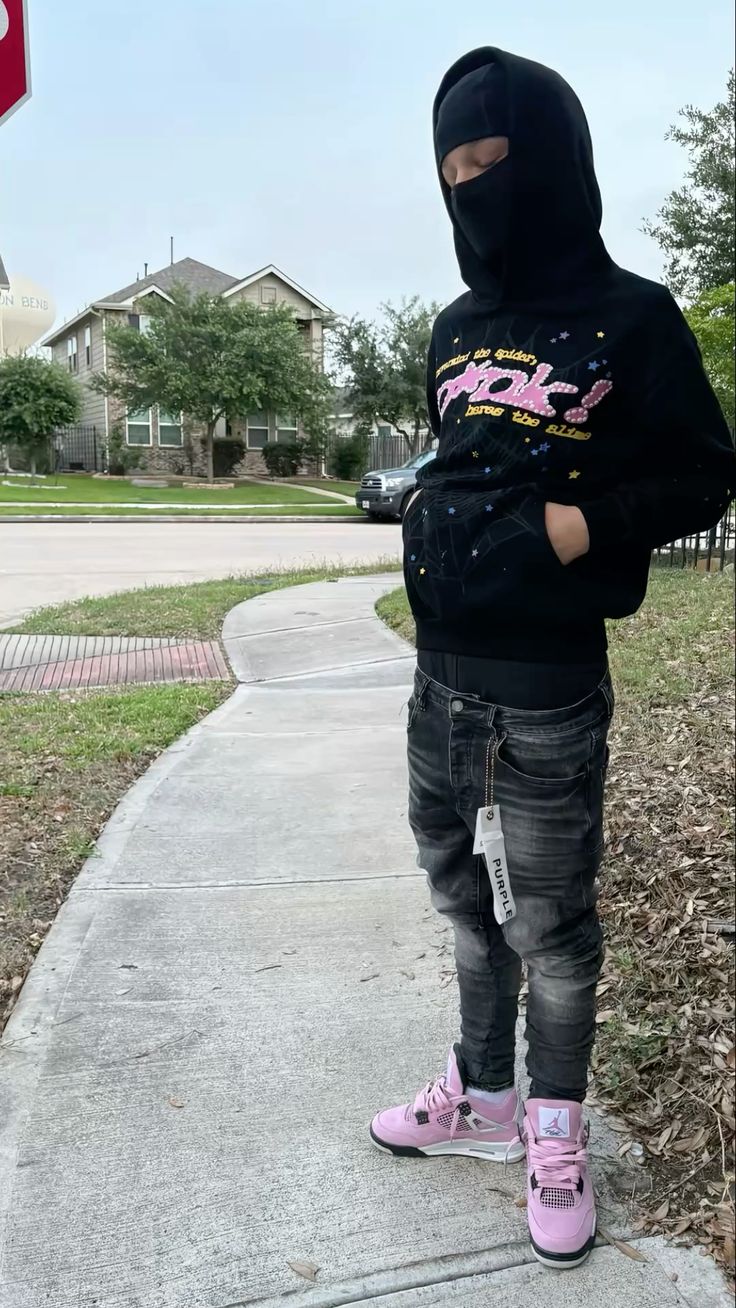 Sp5der PINK WEB Hoodie - FAVELA