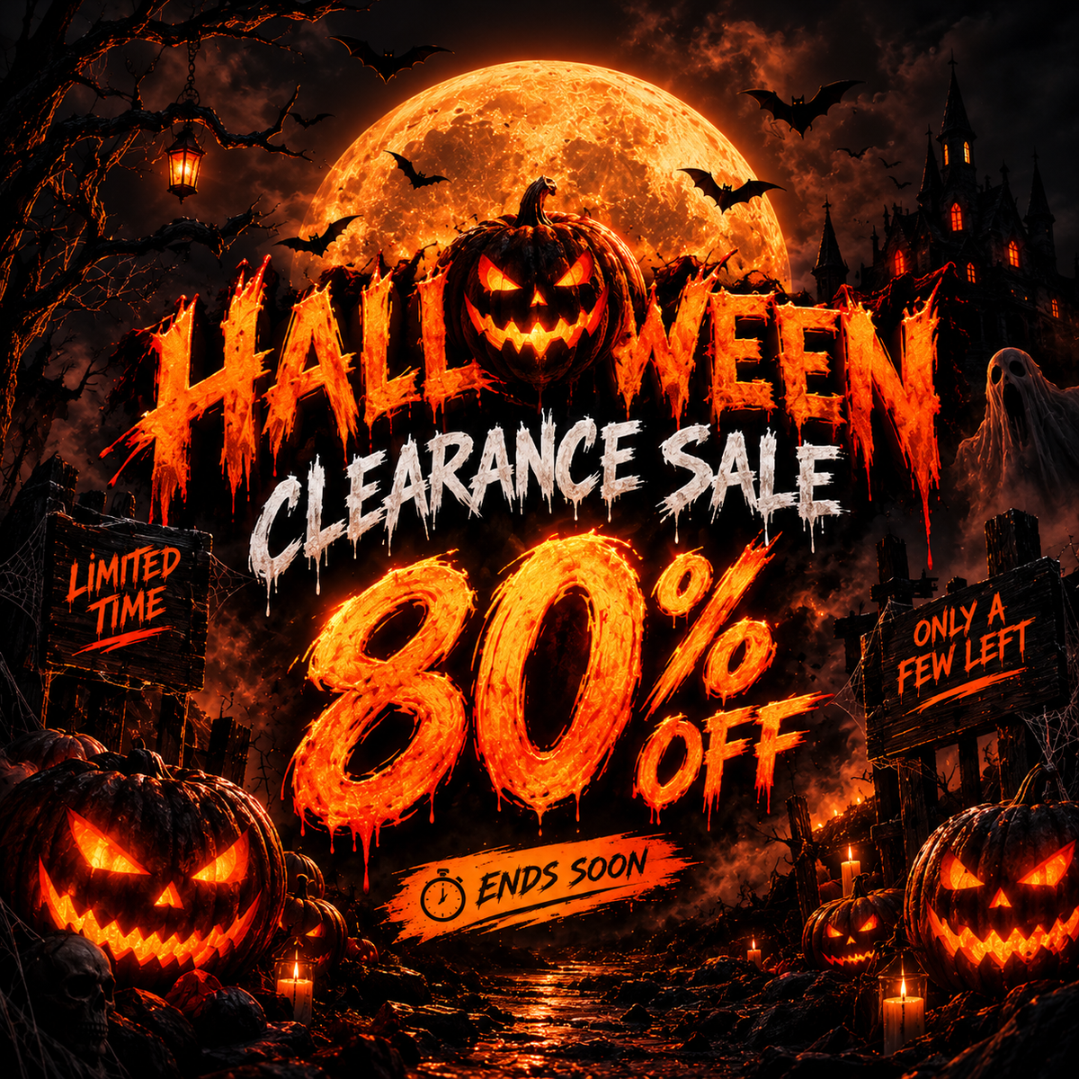 Halloween Clearance Sale 🎃