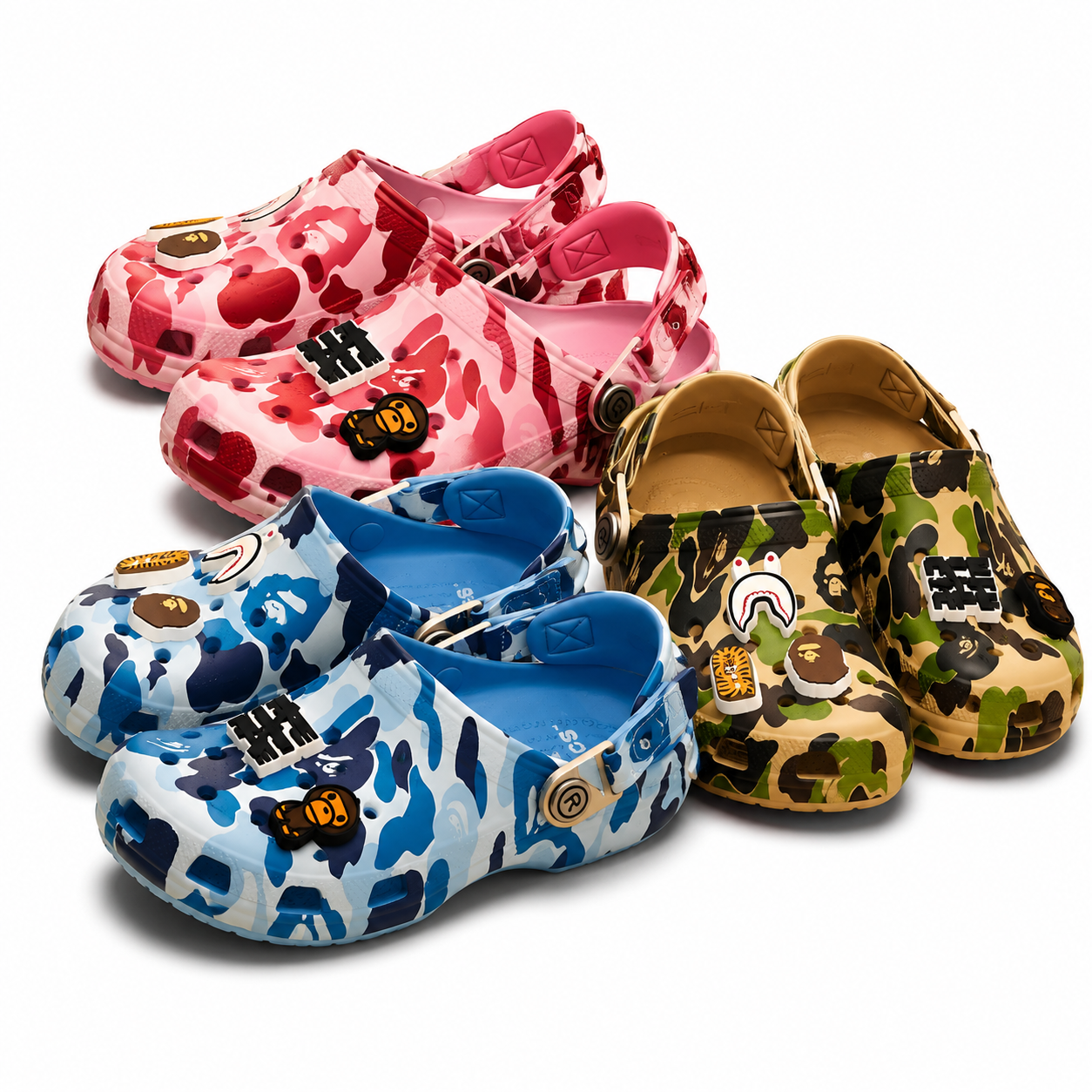 BAPE Crocs – Camo Edition Collection