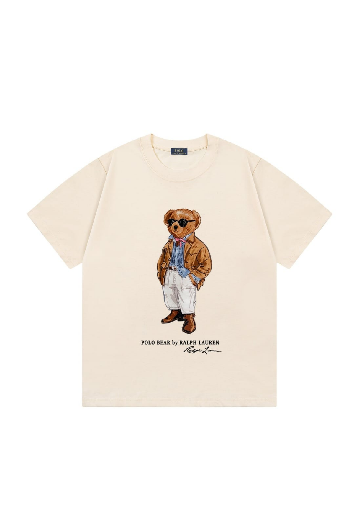 Polo Ralph Lauren T-Shirt "Suede Bear" - Beige