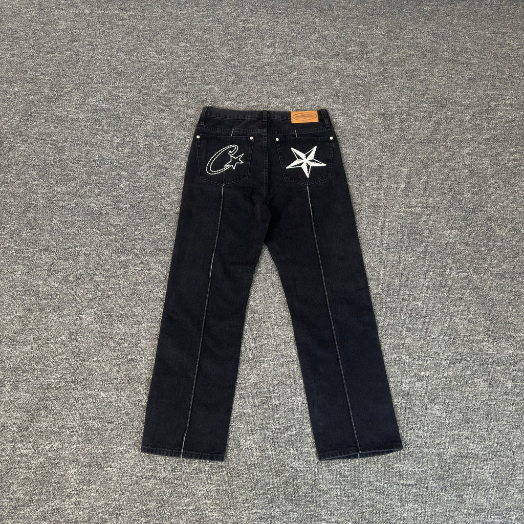 Corteiz C Star Jeans - Black