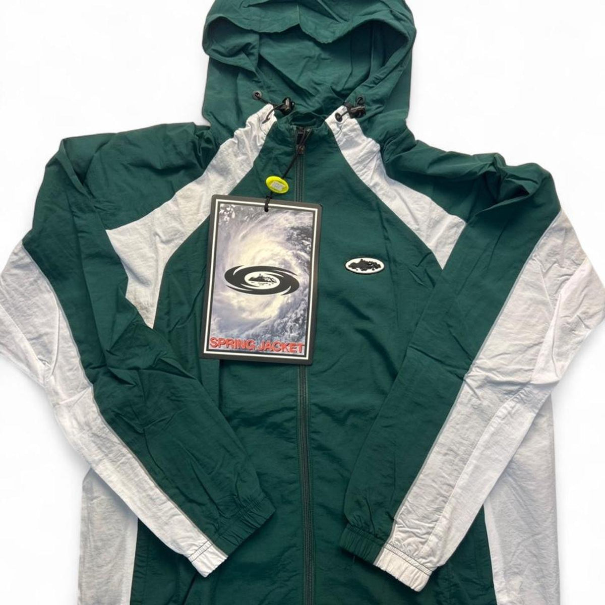 Corteiz Spring Jacket - "Green/White"