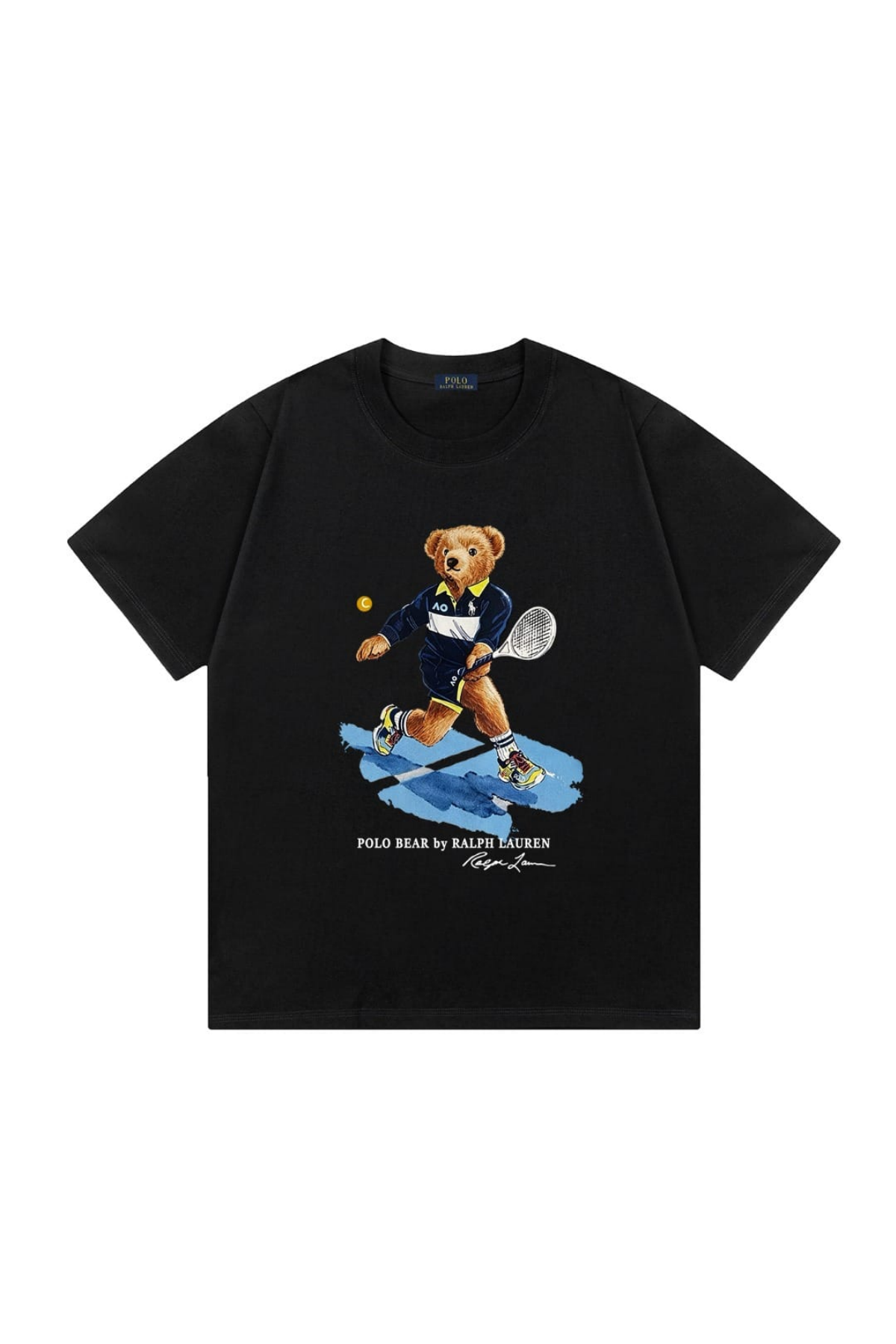 Polo Ralph Lauren T-Shirt "Tennis Bear" - Black