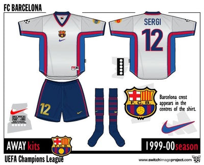 Barcelona Classic Football Shirt - AWAY