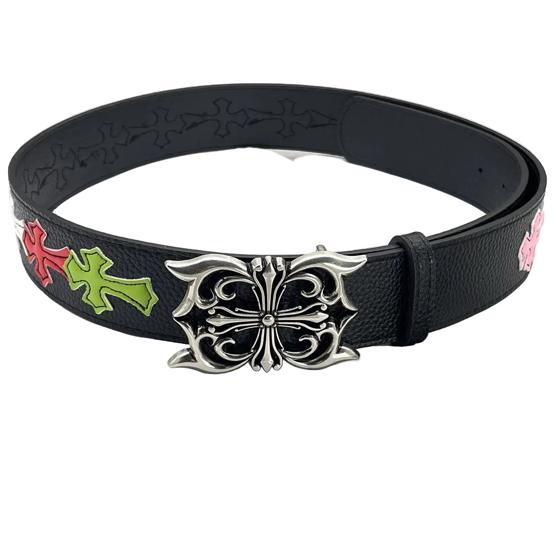 Chrome Hearts Belt - Black/Light Green