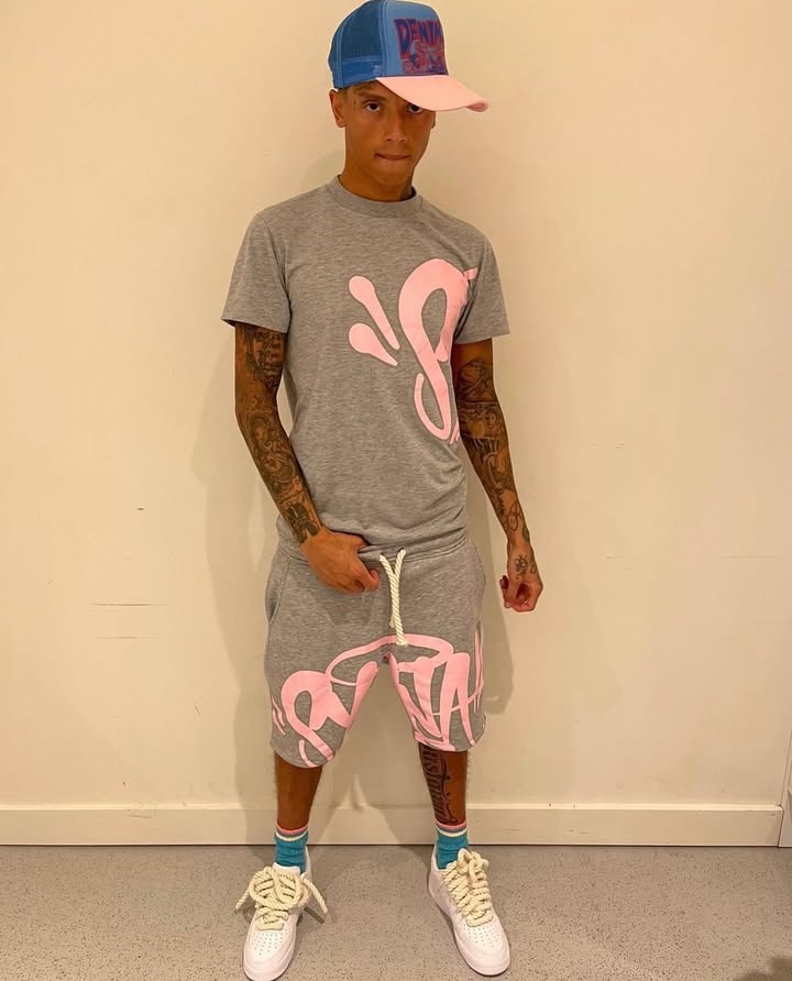 SYNA WORLD Set  "Grey/Pink"