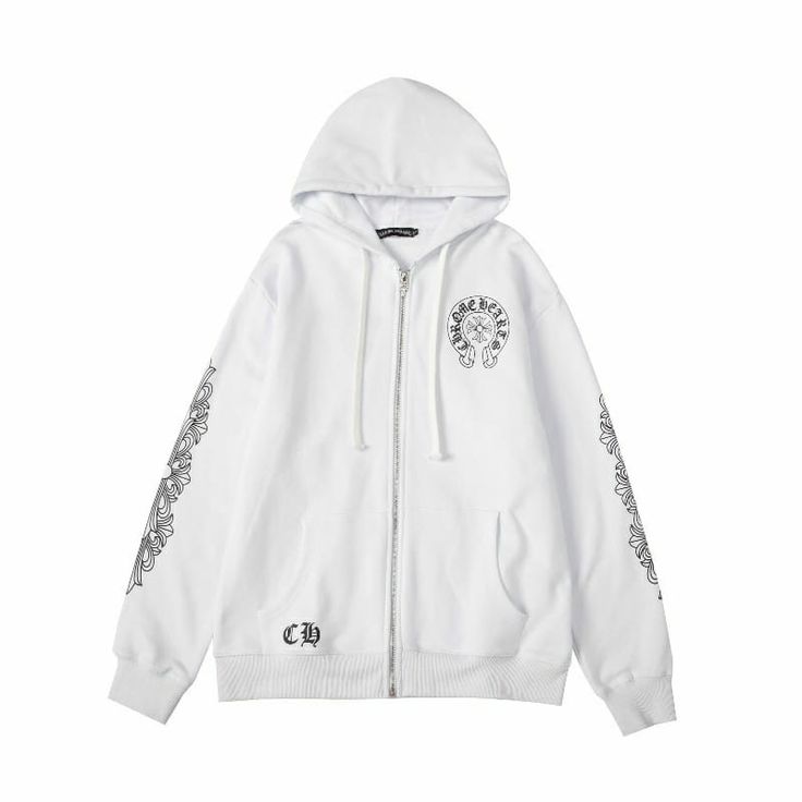 Chrome Hearts Zip Up Jacket - White