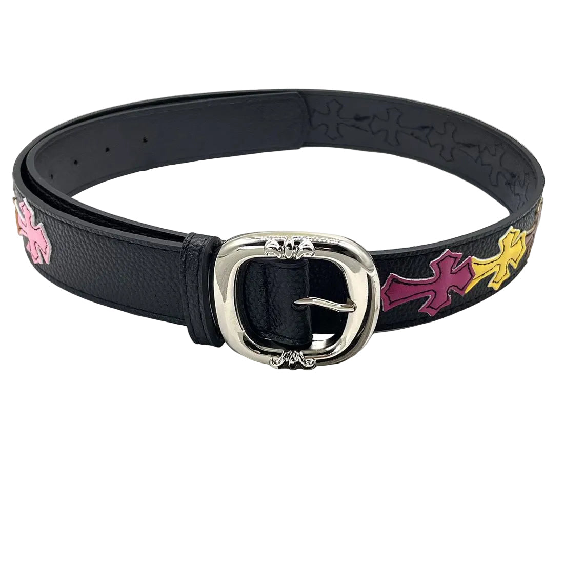 Chrome Hearts Belt - Black/Dark Pink