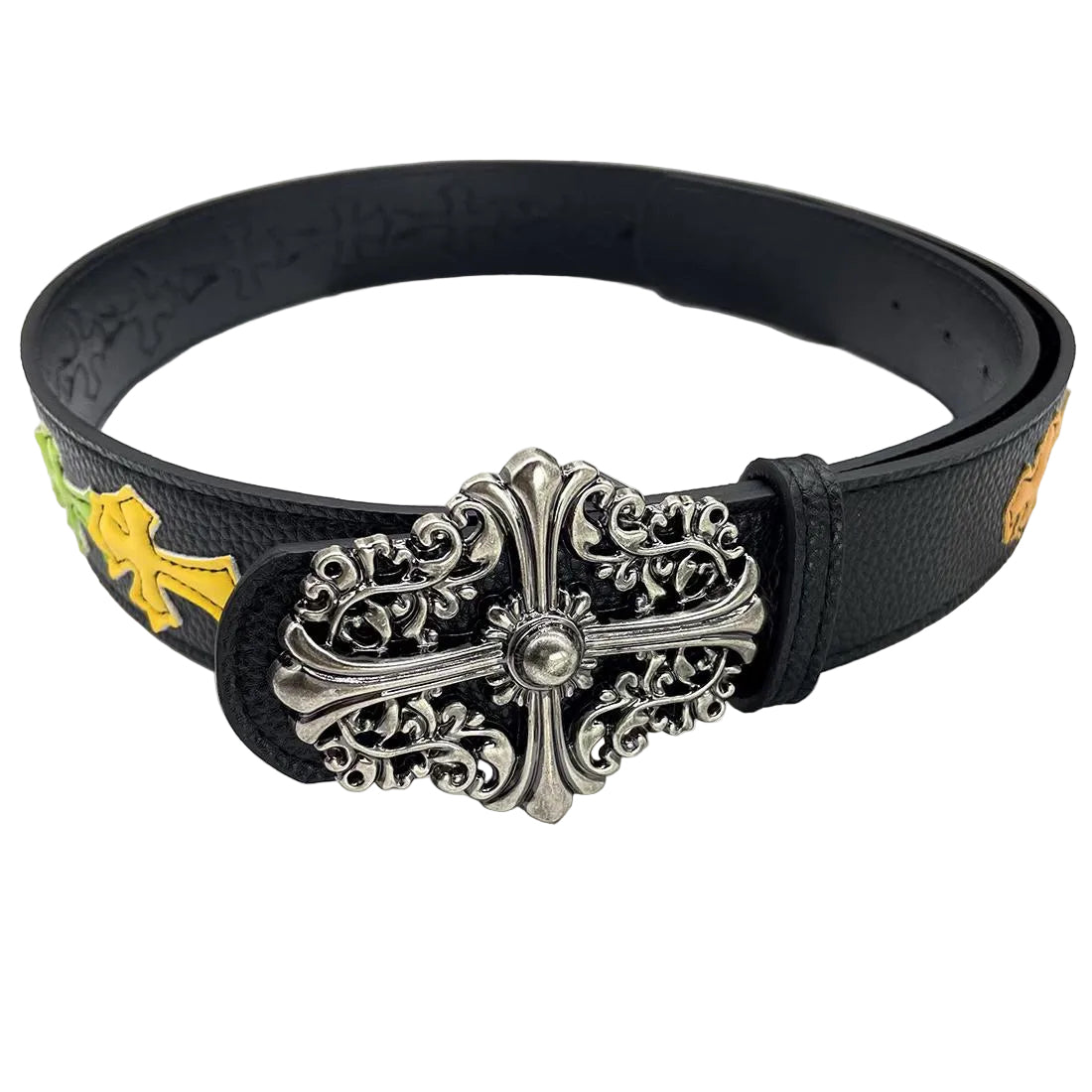 Chrome Hearts Belt - Black/Yellow