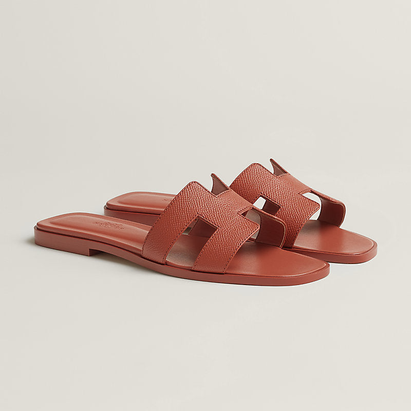 Hermes Oran Sandals - Brown
