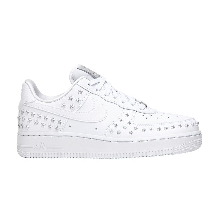 Air Force 1 Low Star Quilted - "White/Black/Red/Pink"