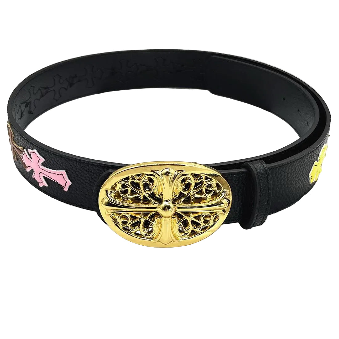 Chrome Hearts Belt - Black/Gold