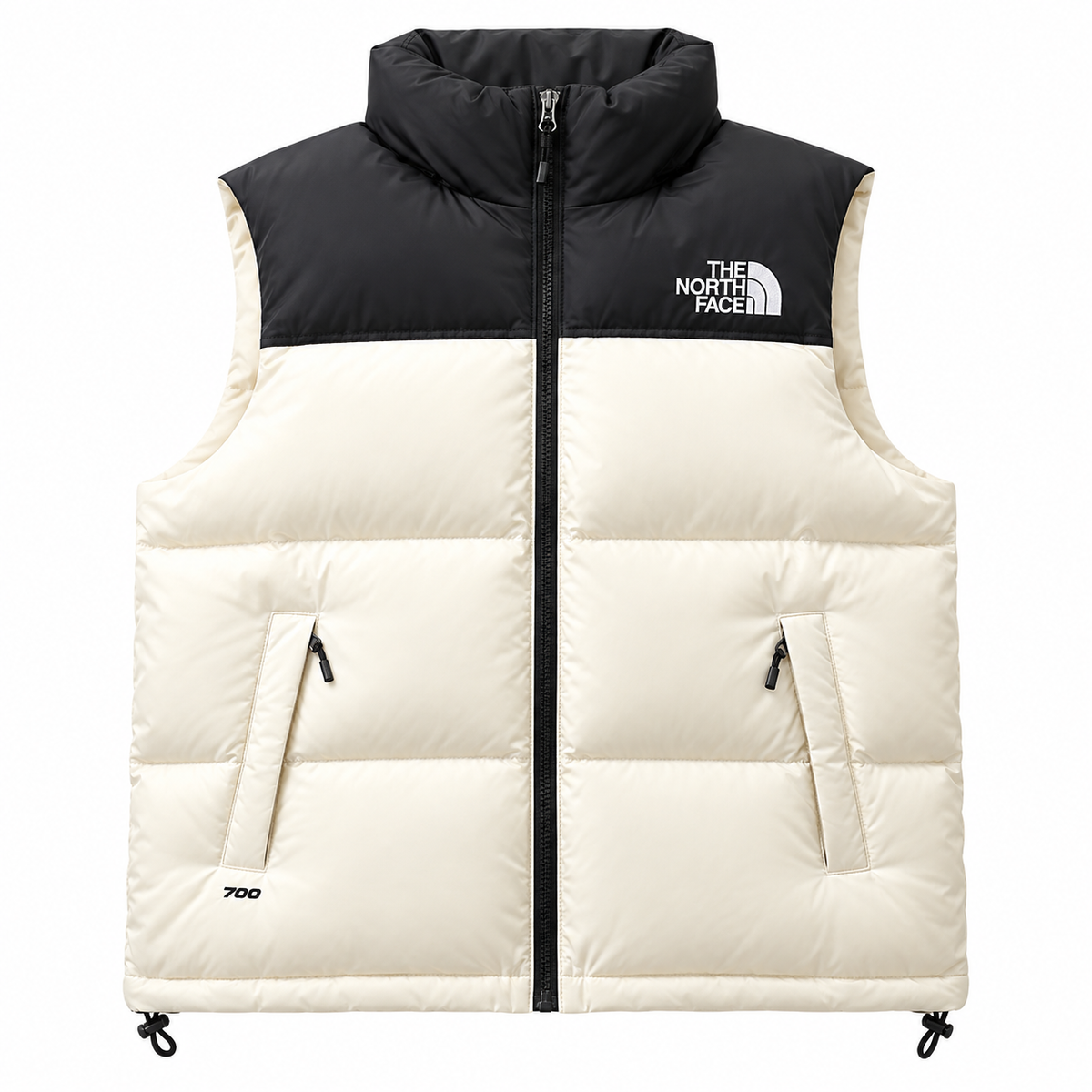 The North Face 1996 Retro Nuptse 700 Vest - "Cream/Black"